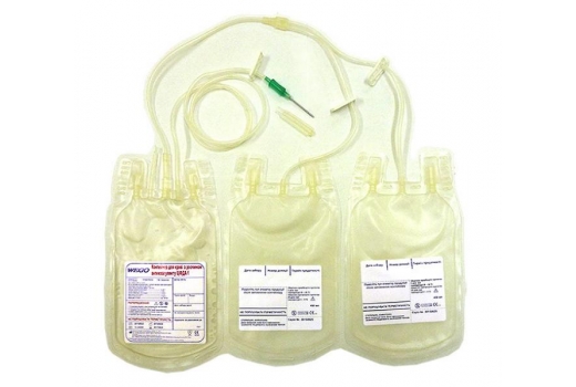 Контейнер для крови WEGO с раствором CPDA-1 450/450/450 мл без аксессуаров - 2