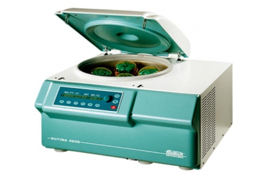 Лабораторная центрифуга ROTINA 420R, настольная без ротора, рефрижераторная - 1