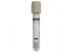 Вакуумные пробирки CDGYP 040 Вакуумная пробирка, 3 мл, калий оксалат + натрий фторид, серая, 13x75 мм ПЭТ